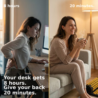 DeskRx Acupressure Mat & Pillow Set